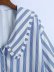 fashion striped doll collar blouse NSAM47441