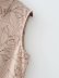 sleeveless line flower mid-length blouse  NSAM47452
