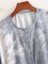 tie-dye printing long-sleeved dress NSAM47481