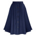 summer new elastic retro denim skirt NSJR50965