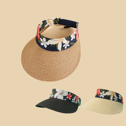 Lace Straw Summer Shade Hat  NSTQ51087