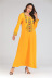 V-neck loose embroidery long dress  NSCX51208