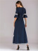 vestido largo de costura de encaje de moda NSCX51219