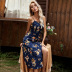 sling floral print dress NSDF51528