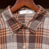plus size loose lapel long-sleeved shirt dress NSJR51567