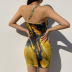 retro one-shoulder print dress NSRUI51603