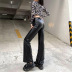 new leather high waist tight-fitting casual pants NSRUI51627