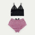 lace suspender underwear velvet shorts sexy underwear suit NSYO51705