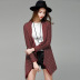 cotton mid-length knitted cardigan  NSYH51712