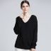V-neck back twist pullover knitted tops NSYH51752