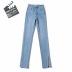 Jeans rectos con cintura alta NSAC51807