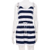 drawstring stripe contrast camisole dress NSKL51835