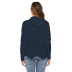 side hollow high neck sweater NSOY51865