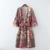 kimono-style lace-up dress NSAM51970