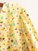 daisy print collar front split dress NSAM51984