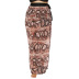 leopard print bandage irregular one-piece beach chiffon skirt NSOY52058