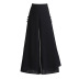 drape thin high-waist double-layer chiffon long pants  NSYZ52103