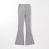 pantalones acampanados de punto elástico casual de cintura alta NSAC52130