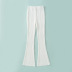 high-waist casual stretch knit flared trousers NSAC52130
