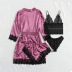 sexy lingerie sense sling four-piece pajama set NSYO52160