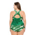 plus size printing one-piece swimsuit  NSHL52256