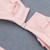 new pink V-neck cute lace bikini swimsuit NSHL52259