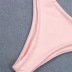 new pink V-neck cute lace bikini swimsuit NSHL52259