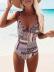 sexy ethnic style printed one-piece swimsuit  NSHL52264