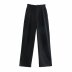 high waist loose thin drape straight-leg suit pants    NSAM52287