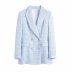 new fashion wholesale spring plaid texture slim suit jacket NSAM52396