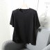 round neck loose solid color T-shirt  NSAM52397