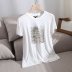summer loose printing short sleeve T-shirt  NSAM52418