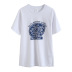 summer new white round neck T-shirt NSAM52423