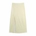 high waist print split mid-length skirt  NSAM52477