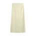 high waist print split mid-length skirt  NSAM52477
