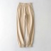 solid color loose elastic waist casual sports pants  NSHS52505