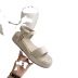 summer  fashion thick-soled round toe wedge sandals NSHU52547