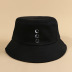 fashion moon embroidery wide-brimmed sunshade basin hat  NSTQ52649