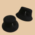 fashion moon embroidery wide-brimmed sunshade basin hat  NSTQ52649