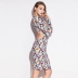 Nuevo vestido floral elástico alto con cintura abierta, ropa exterior sexy NSLUT53957