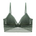 lace big backless U-shaped thin no steel ring triangle cup bra  NSXQ52677