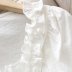wholesale square neck long-sleeved ruffle short shirt top NSAM52757