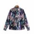 Character Print Lapel Long Sleeve Polyester Stylish Blouse NSAM52771