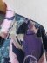 Blusa elegante de poliéster de manga larga con solapa y estampado de personajes NSAM52771