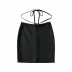 high waist thin sexy cross lace-up bag hip skirt NSAC52943
