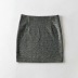 Fashion elastic double layer bright silk hip skirt  NSHS52973