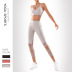 Deportes pecho cintura alta cadera yoga venta al por mayor moda conjunto caliente NSSMA53052