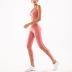 Deportes pecho cintura alta cadera yoga venta al por mayor moda conjunto caliente NSSMA53052