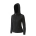 long sleeves zipper splicing contrast color hood sports jackets  NSCXM53116