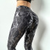 New snakeskin pattern yoga high elastic fitness pants  NSXER53150